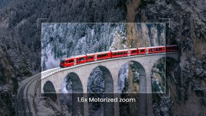 1.6x Motorized Zoom